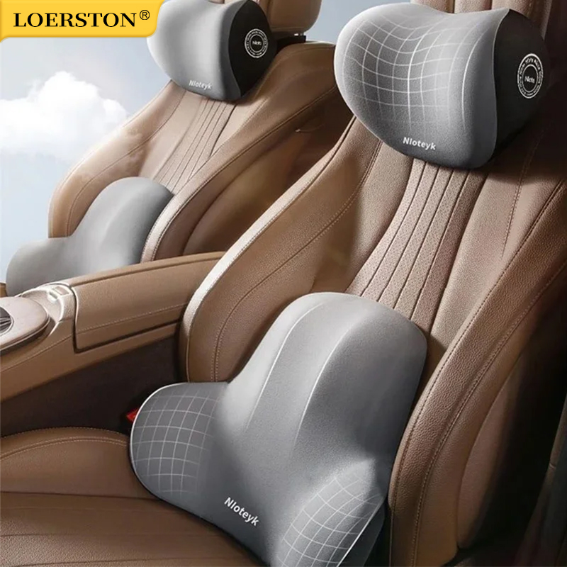 Memory Foam Car Neck Pillow Lumbar Support - Memory Foam Car Neck Cushion Car