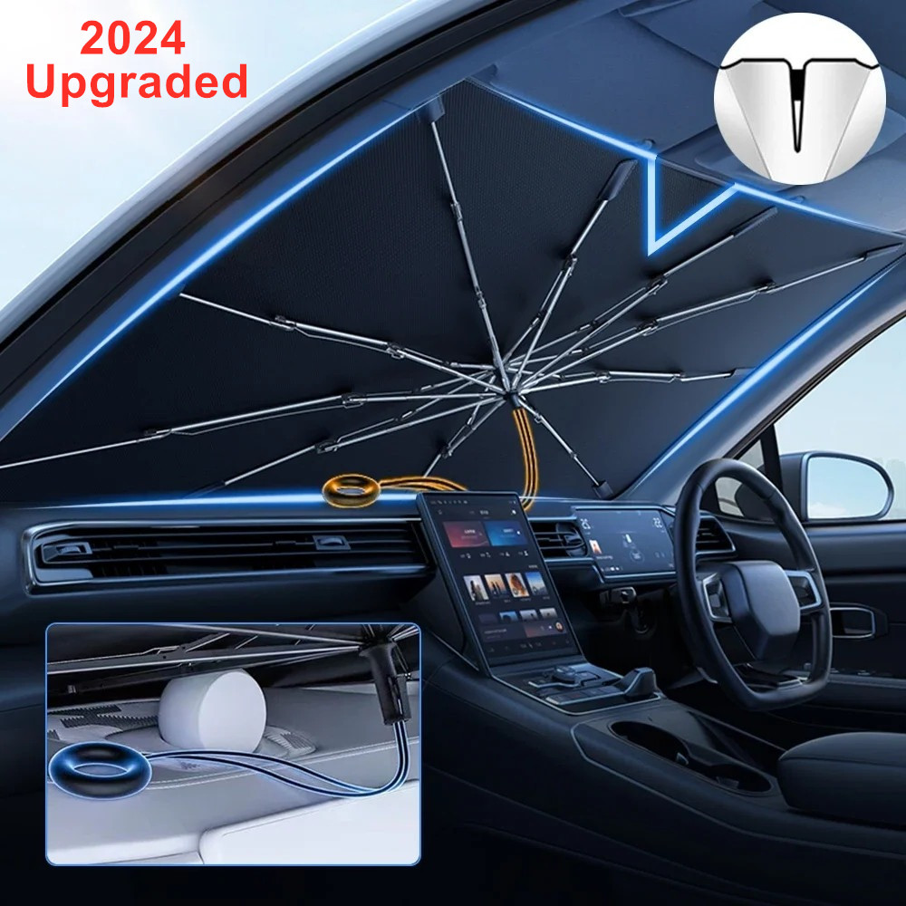 NEW Upgraded Car Windshield Su - Car Sunshade Windshield Umbrella Foldable ulasan dan harga