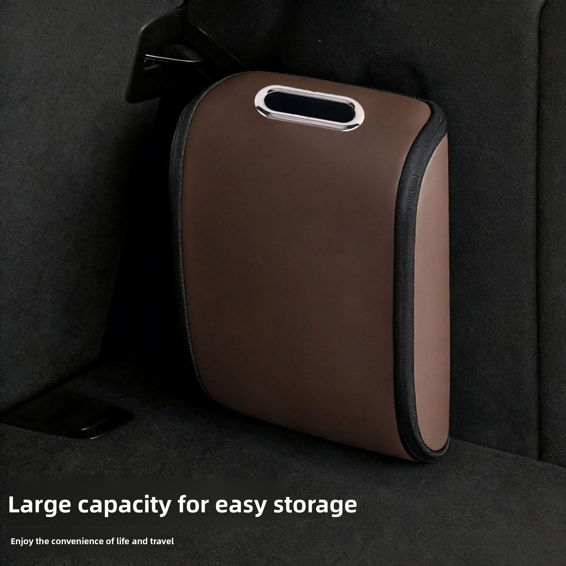 Car Trunk Storage Bag PU Leath - Car Trunk Organizer Foldable Storage Box ulasan dan harga