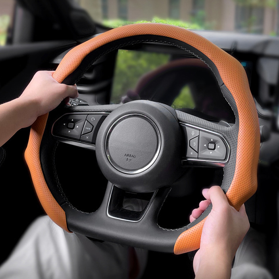 NAPPA Leather Universal Car St - Car Steering Wheel Cover Anti Slip Breathable ulasan dan harga