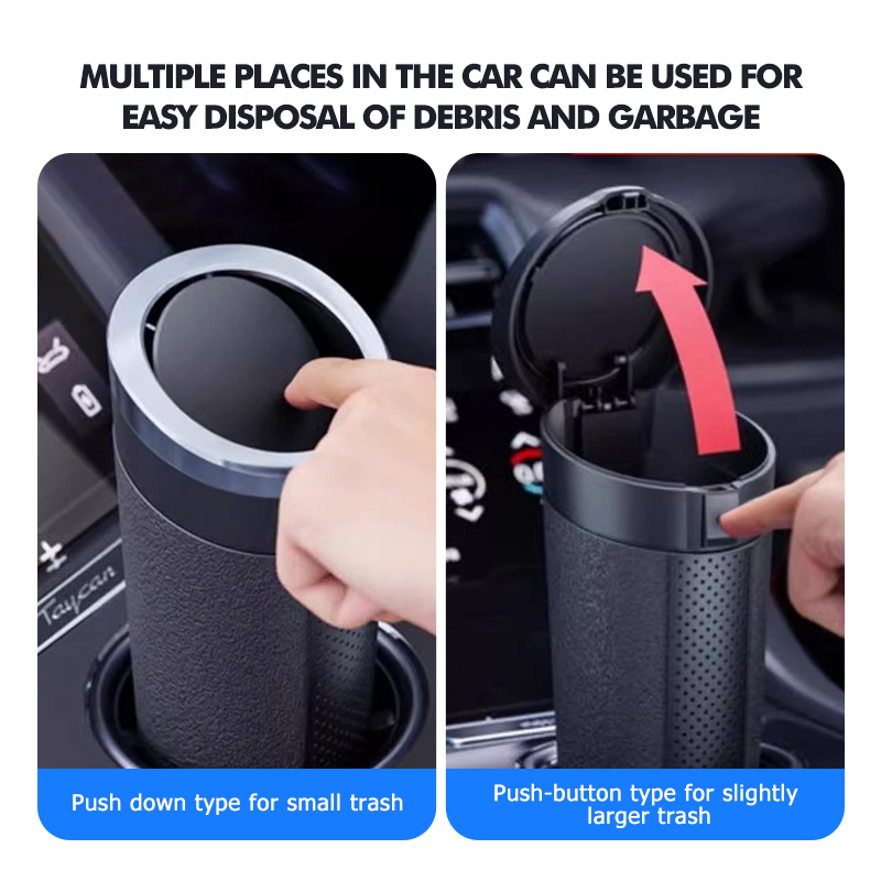 Car Trash Can Durable Waterpro - Waterproof Car Trash Can With Lid ulasan dan harga