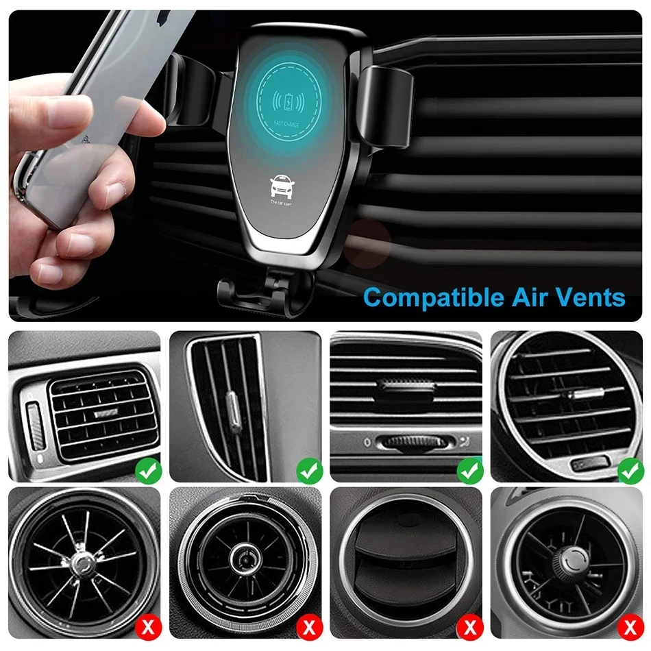 VIKEFON Wireless Car Charger A - Wireless Car Charger Mount Fast Charging ulasan dan harga