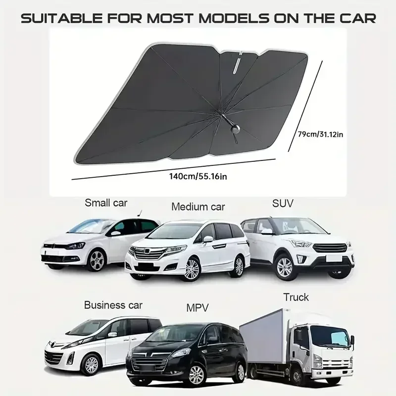 Car Foldable Front Windshield  - Car Sunshade Windshield Umbrella Foldable ulasan dan harga