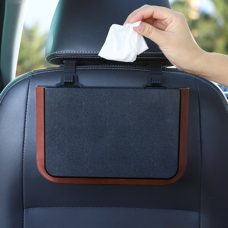 Car Trash Can Hanging Folding  - Waterproof Car Trash Can With Lid ulasan dan harga